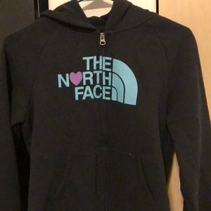 The North Face zip up hoodie